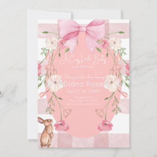 Uitnodiging voor een gezellige baby shower: een kl