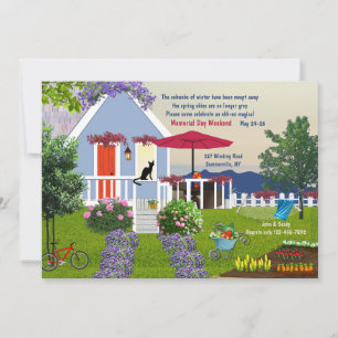Uitnodiging voor een gezellige tuin