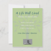 Uitnodiging voor een goed leven als herdenkingsdag (Voorkant)