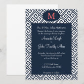 Uitnodiging voor een Grieks huwelijk (Voorkant / Achterkant)