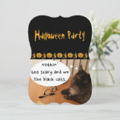 Uitnodiging voor een Halloweenfeest (Vriendelijk) (Staand voorkant)