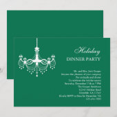 Uitnodiging voor een handelier Holiday (Voorkant / Achterkant)