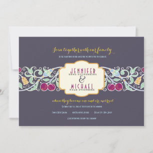 uitnodiging voor een joodse bruiloft