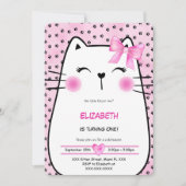 Uitnodiging voor een katje (Voorkant)