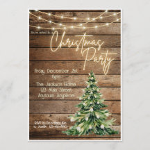 Uitnodiging voor een kerstfeest op de boerderij