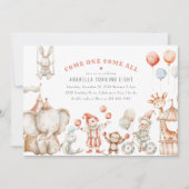 Uitnodiging voor een Kinder verjaardagsfeestje (Voorkant)