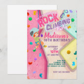 Uitnodiging voor een Klimfeest (Voorkant / Achterkant)