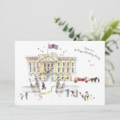 Uitnodiging voor een koninklijk huwelijksfeest (Staand voorkant)