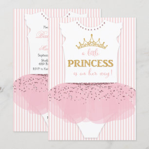Uitnodiging voor een Little Princess baby shower