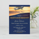 Uitnodiging voor een marineblauwhelmen (Staand voorkant)