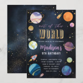 Uitnodiging voor een Melkwegstelsel Buiten deze We (Voorkant / Achterkant)