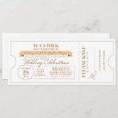 Uitnodiging voor een modern trouwticket (Voorkant / Achterkant)