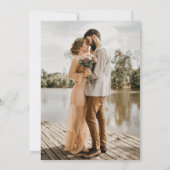 uitnodiging voor een modern verloving (Achterkant)