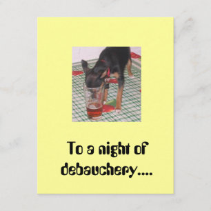 Uitnodiging voor een nacht vol losbandigheid