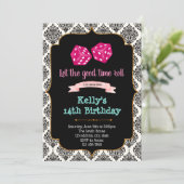  uitnodiging voor een nachtelijke feestdag (Staand voorkant)