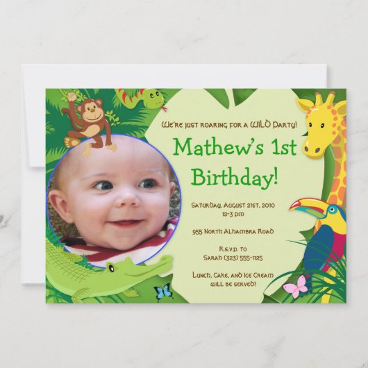 Uitnodiging voor een of andere Fun-partij (Voorkant)