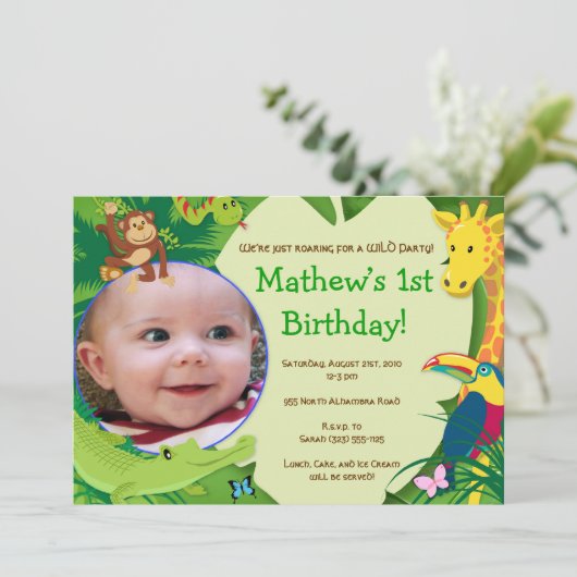 Uitnodiging voor een of andere Fun-partij (Staand voorkant)