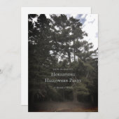 Uitnodiging voor een ouderwets halloweenfeest (Voorkant / Achterkant)