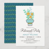 Uitnodiging voor een pensioenfeest voor vrouwen (Voorkant / Achterkant)