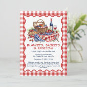 Uitnodiging voor een picknick op de Dag van de Arb (Staand voorkant)