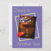 Uitnodiging voor een 'Proost op een Ander Jaar' Fe (Voorkant)