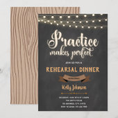 Uitnodiging voor een repetitief diner (Voorkant / Achterkant)