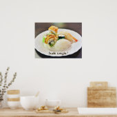 Uitnodiging voor een romantisch diner poster (Keuken)