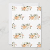 Uitnodiging voor een rustieke Thanksgiving-diner m (Achterkant)