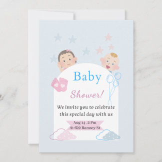 uitnodiging voor een Schattige Baby shower | gende