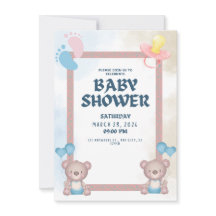 uitnodiging voor een Schattige Baby shower | Sweet