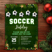 Uitnodiging voor een Soccer Holiday Party