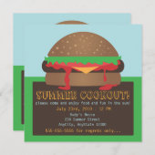 Uitnodiging voor een Summer Cookout Party (Voorkant / Achterkant)