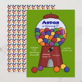 Uitnodiging voor een trombolmachine (Voorkant / Achterkant)