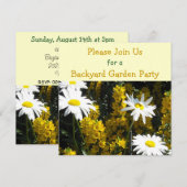 Uitnodiging voor een tuinpartij (Voorkant / Achterkant)