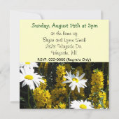 Uitnodiging voor een tuinpartij (Achterkant)