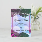 Uitnodiging voor een tuinpartij (Staand voorkant)