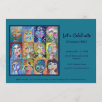 Uitnodiging voor een volwassen verjaardagsfeestje