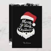 Uitnodiging voor een vrolijk kerstfeest (Voorkant / Achterkant)