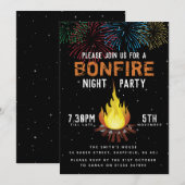 Uitnodiging voor een vuurwerkfeest (Voorkant / Achterkant)