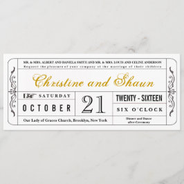 Uitnodiging voor een  weddenschap in Mustard