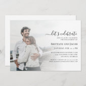 Uitnodiging voor een wedstrijd voor de bruiloft (Voorkant / Achterkant)