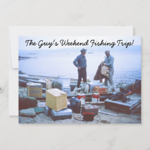 Uitnodiging voor een weekend Vissende reis