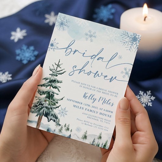 Uitnodiging voor een winterbruidsdouche, Vrijgezel