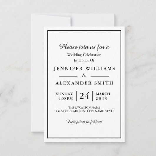 Uitnodiging voor een zwart-wit eBay-wedstrijd voor (Voorkant)