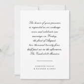 Uitnodiging voor een zwart-witscript (Voorkant)