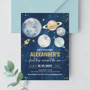 Uitnodiging voor eerste reis rond de zon in de bui