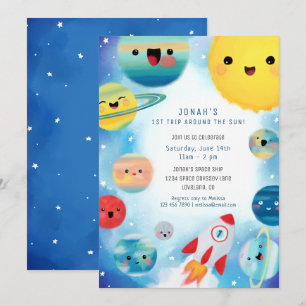 Uitnodiging voor eerste verjaardag van buitenruimt