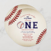 Uitnodiging voor eerste wedstrijd honkbal (Voorkant / Achterkant)