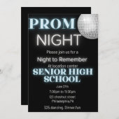 Uitnodiging voor eindexamenfeest  (Voorkant / Achterkant)