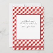 Uitnodiging voor eindexamenfeest met rivierkreefte (Achterkant)